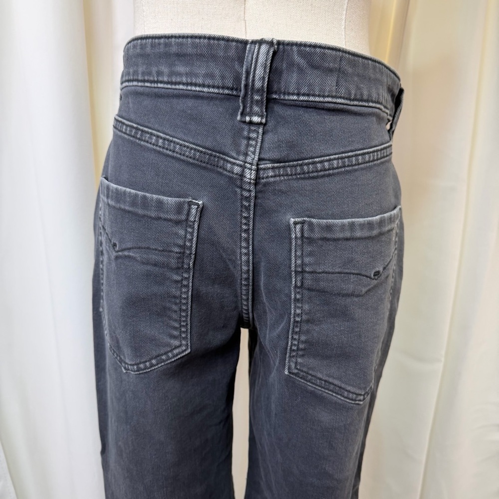 Pilcro Washed Black / Charcoal Gray Cropped Length Jeans Size 26 - Picture 13 of 16